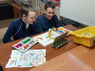 Lekcja robotyki w klasie VIc