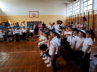 Ślubowanie uczniów klas pierwszych 
