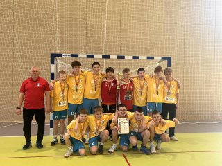 Sukces chłopców w piłce ręcznej- III miejsce w województwie 