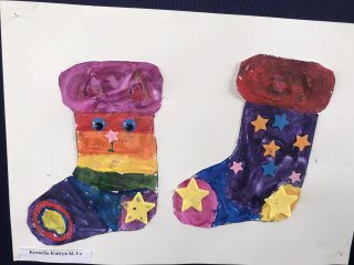 Rozstrzygnięcie szkolnego konkursu plastycznego "KOLOROWE SKARPETKI NIE DO PARY"