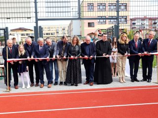 Uroczyste otwarcie boiska 