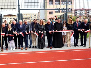 Uroczyste otwarcie boiska 