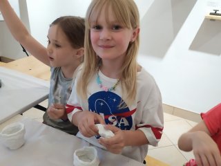 Warsztaty lepienia z gliny