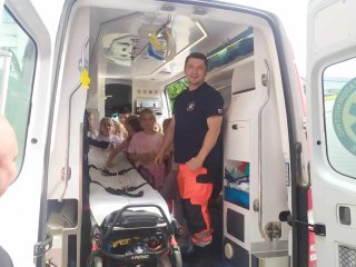 Wizyta w Rejonowej Stacji Pogotowia Ratunkowego w Biłgoraju