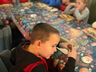 Wycieczka klas pierwszych do Pracowni Świętego Mikołaja