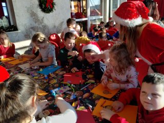 Wycieczka klas pierwszych do Pracowni Świętego Mikołaja