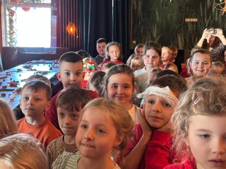 Wycieczka klas pierwszych do Pracowni Świętego Mikołaja