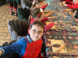 Wycieczka klas pierwszych do Pracowni Świętego Mikołaja