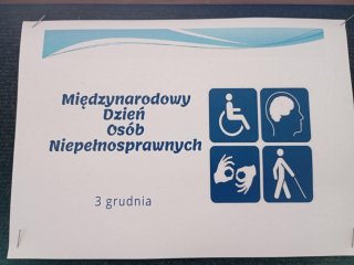 Międzynarodowy Dzień Osób Niepełnosprawnych