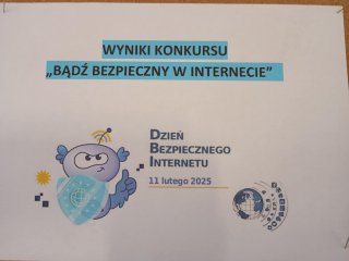 Bądź bezpieczny w Internecie - wyniki konkursu