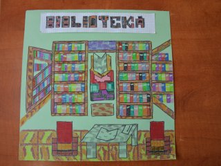 Podsumowanie konkursu plastycznego „Biblioteka moich marzeń w Minecraft”