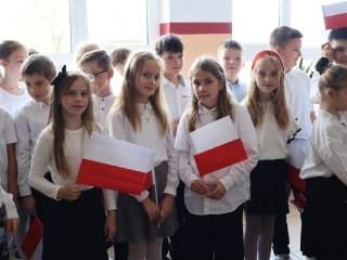 Wspólne odśpiewanie Hymnu Narodowego 