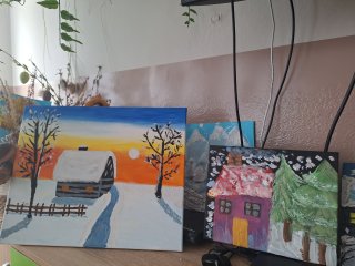 Pejzaż zimowy – konkurs plastyczny