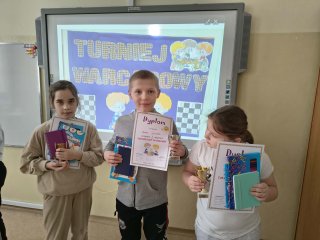 SZKOLNY TURNIEJ GRY W WARCABY